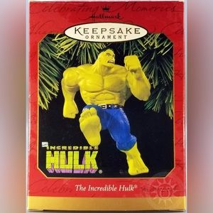 1997 Hallmark Keepsake “The Incredible Hulk” Ornament! NIB!
